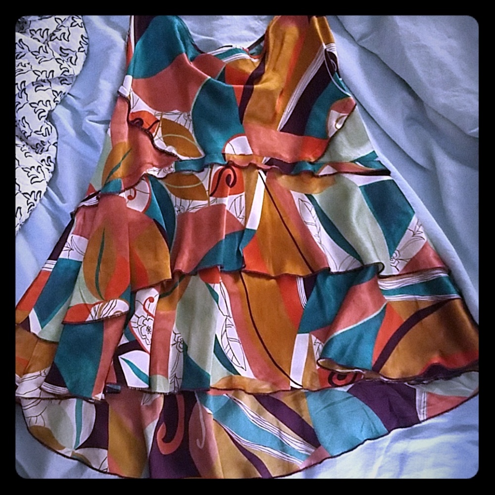 Colorful Silk Skirt